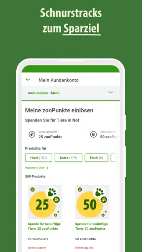 zooplus — Tierbedarf & mehr screenshot