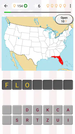 50 US States - American Quiz screenshot