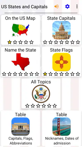 50 US States - American Quiz screenshot