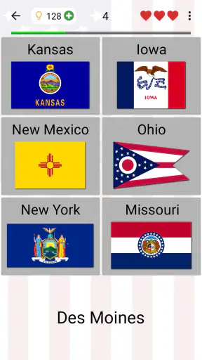 50 US States - American Quiz screenshot
