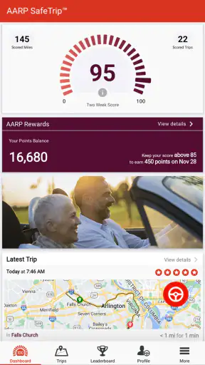 AARP SafeTrip™ screenshot