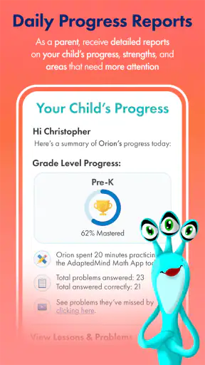 AdaptedMind Math: Learning App screenshot