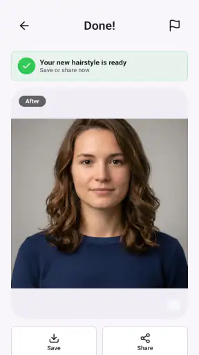 AI Hairstyle Try On & Color screenshot 7