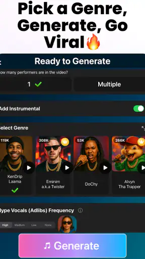 AI Music Video Maker - Rap AI screenshot 9