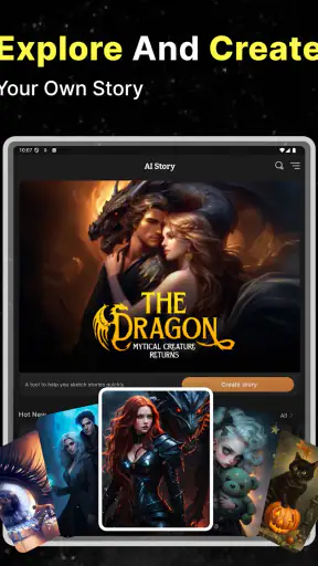 AI Story Generator Novel Maker screenshot