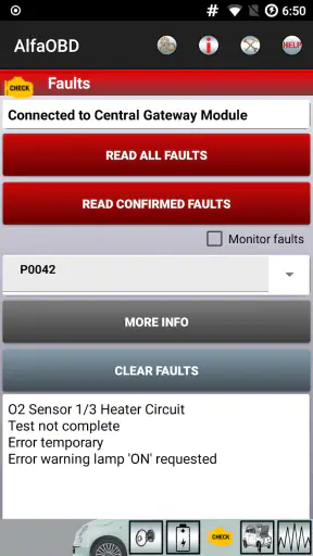 AlfaOBD screenshot