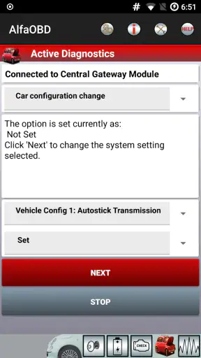 AlfaOBD screenshot