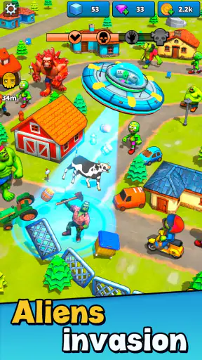 Aliens vs Zombies: Invasion screenshot 8