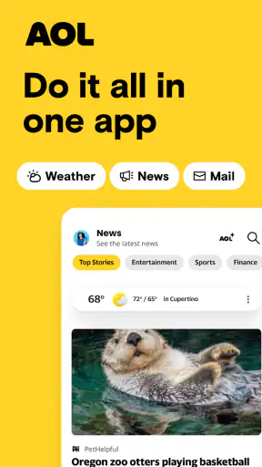 AOL: Email News Weather screenshot