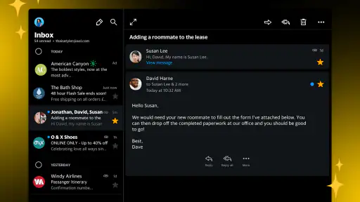 AOL: Email News Weather screenshot