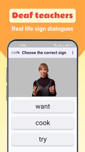 ASL - Sign Language.learn ASL! screenshot