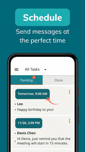 Auto Text - Schedule Messages screenshot