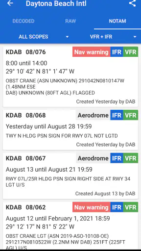 Avia Weather - METAR & TAF screenshot