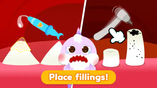 Baby Shark Dentist Play: Game screenshot
