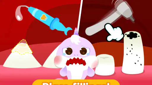 Baby Shark Dentist Play: Game screenshot