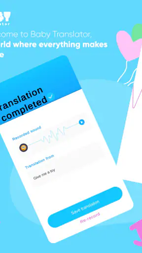 Baby Translator & Cry Analyzer screenshot