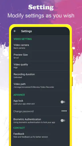 Background video recorder screenshot 9