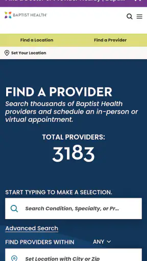 Baptist Health MyHealth screenshot