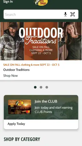Bass Pro Shops screenshot