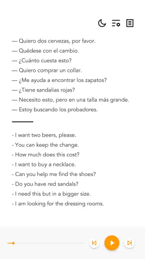 Beelinguapp Language Learning screenshot