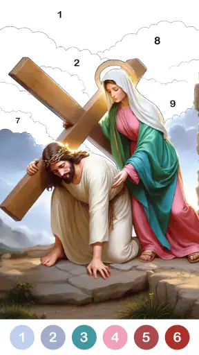 Bible Color - Color By Number screenshot