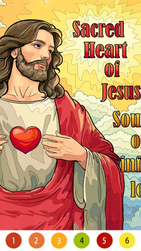 Bible Color Paint By Number screenshot