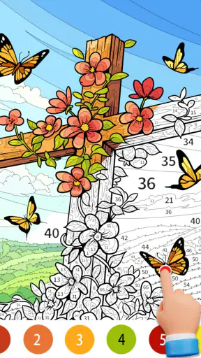 Bible Color Paint By Number screenshot 9