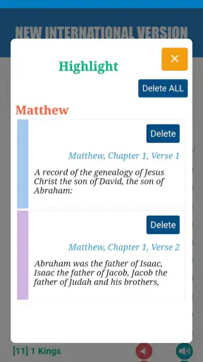 Bible NIV - Audio Bible App screenshot