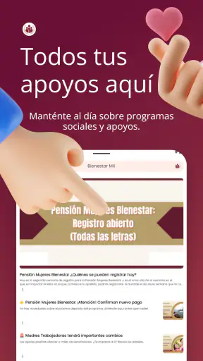 Bienestar MX | Apoyos Info screenshot