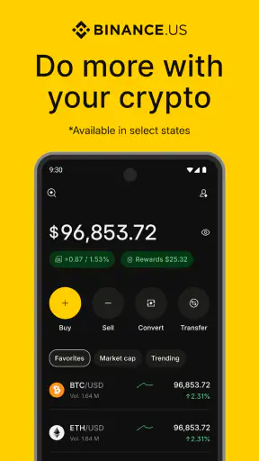 Binance.US: Buy BTC & Crypto screenshot