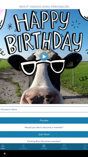 Blue Mountain Ecards screenshot 12