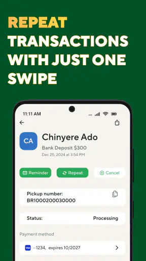 BOSS Money Transfer. Send Cash screenshot