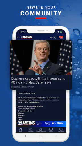 Boston 25 News screenshot