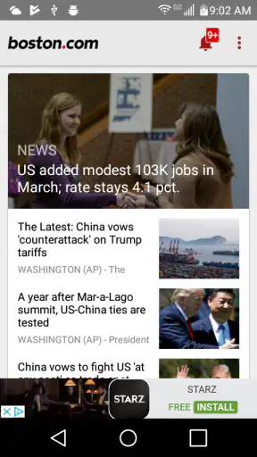 Boston.com screenshot