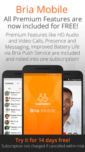 Bria Mobile: VoIP Softphone screenshot