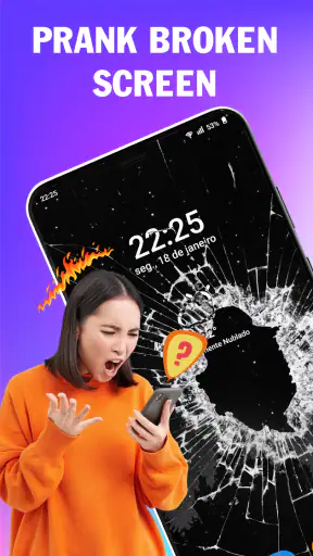 Broken Screen: Magic Wallpaper screenshot 1