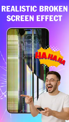 Broken Screen: Magic Wallpaper screenshot 2