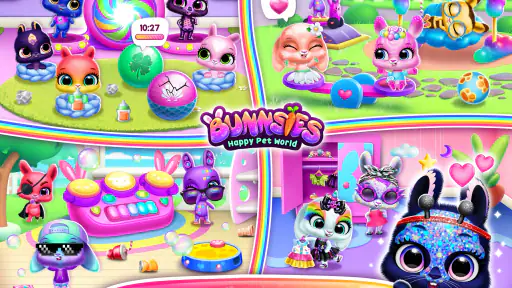Bunnsies - Happy Pet World screenshot 11