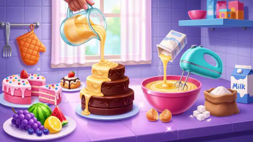 Cake Maker Fun Cooking Games screenshot 9