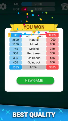 Canasta Card Game screenshot 9
