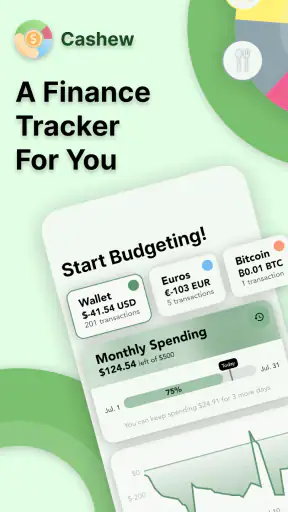 Cashew—Expense Budget Tracker screenshot