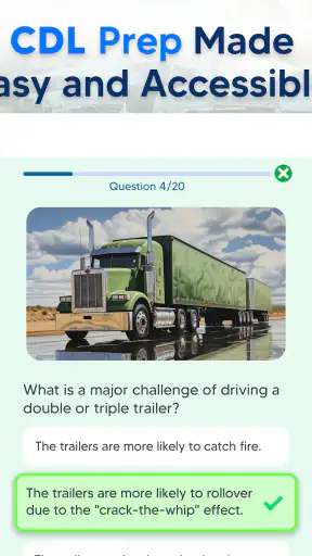 CDL Prep Practice Test 2026 screenshot 11