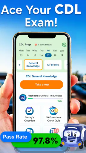 CDL Prep Practice Test 2026 screenshot 9
