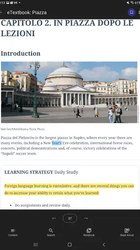 Cengage Read screenshot