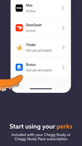 Chegg Study - Homework Helper screenshot