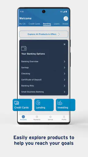 Citi Mobile® screenshot