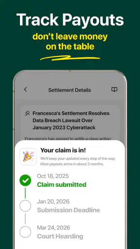 ClaimHunt: Class Action Claims screenshot 9