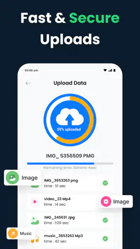 Cloud Storage: Data Backup screenshot
