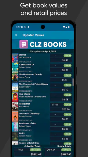 CLZ Books - library organizer screenshot