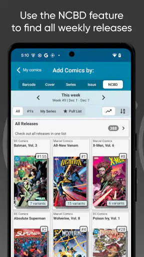 CLZ Comics comic book database screenshot 4